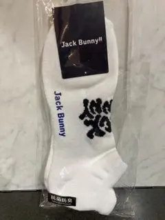 新品★Jack Bunny!! 抗菌防臭 ソックス ホワイトのサムネイル