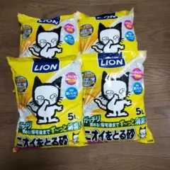 LION ニオイをとる砂 5L 4袋セットのサムネイル