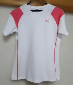 MIZUNO ミズノ ホワイト ピンク Tシャツのサムネイル