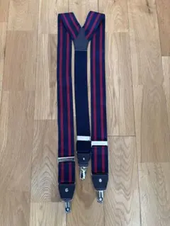 正規品 ALBERT THURSTON サスペンダー ネイビー - メルカリ