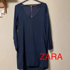 ZARA ネイビーワンピースのサムネイル