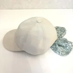 【試着のみ！美品！！⭐︎デビロック　56センチ　日除付きキャップ⭐︎