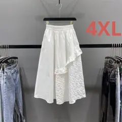 ロングスカート レディース 花柄 大きいサイズ　切替 夏 LKHA009