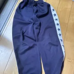 星柄ライン入り 体操服 ズボン ネイビー　ユキトリイ