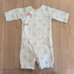 petit main 花柄ロンパース 60〜70cm