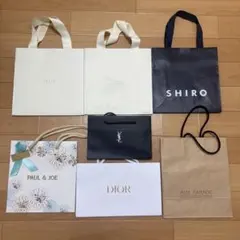 ブランド　ショップ袋 SHIRO DIOR YSL まとめ売り