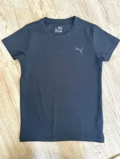 【美品】PUMA 黒 ブラック Tシャツ 130サイズ