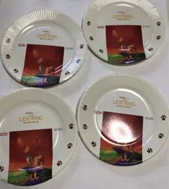 ディズニー　ライオンキング　紙皿　4枚