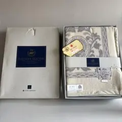 京都西川 ローズ毛布 カシミヤ　純毛毛布カシミヤマニート