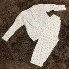 【希少】昭和レトロ アイエス パジャマ 上下セット 8号 120 130 花柄