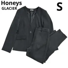 ハニーズ　GLACIER ジャケット　パンツ　セットアップ　ノーカラー　洗える