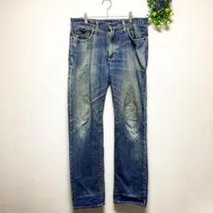 EDWIN エドウィン【33】403デニムパンツ 牛革ラベル 日本製 Gパン古着