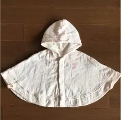 bebe べべ ガーゼポンチョ ケープ 60〜80