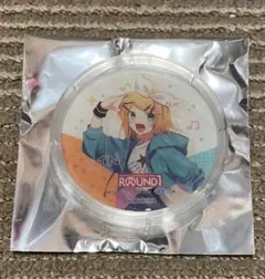 【非売品】鏡音リン ラウンドワンコラボ 特典 コースター