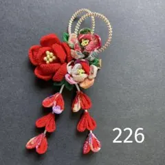 つまみ細工　ミニクリップ