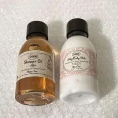 SABON 新品　シルキーボディミルク　シャワーオイル　ローズティーのサムネイル