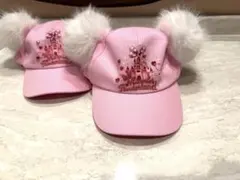 ミニー　パルパルーザ　ファー付きキャップ　2点セット