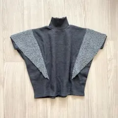新品未使用★ ドレスモンスター ハイネックボアワンピ 2-3Y 韓国子供服
