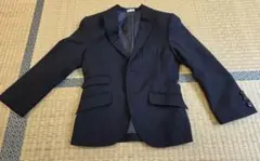 キッズ スーツ 濃紺 ストライプ　120cm