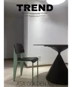 モダン ダイニングチェア 黒 ミントグリーン