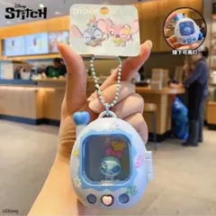 【海外限定】スクランプ　たまごっち風ライトキーホルダー ディズニー正規ライセンス