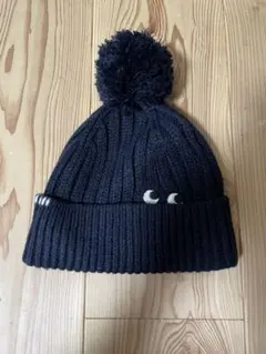 ユニクロ キッズ アニヤハインドマーチ ニット帽 ネイビー SM