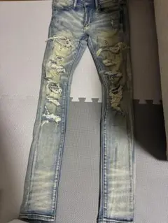 AMIRI スキニーデニム サイズ28 purple ksubi mnml - メルカリ