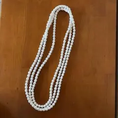 シルクネックレス ロング 224cm アイボリー