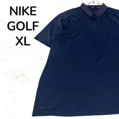 【定番】NIKE GOLF ポロシャツ ネイビー XL DRI-FIT 速乾