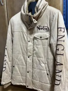 美品！！Nortonベージュダウンジャケット