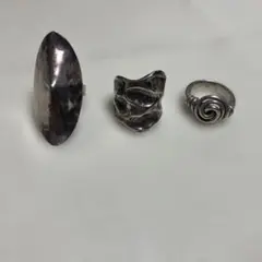 カレンシルバー　リング　3点セット