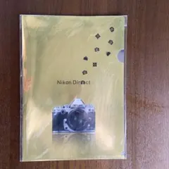 クリアファイル　Nikon ゴールド