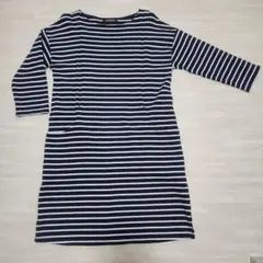 ANGELIEBE エンジェリーベ　マタニティ授乳ワンピース　S-M ボーダー柄