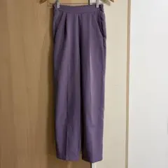 titivate パープル テーパードパンツ M