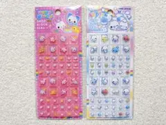 【平成レトロキャラクター タイルシール2枚】 ぷくぷくあわわちゃんハッピーマーチ