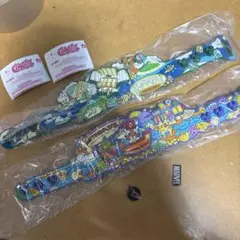 ディズニー　カプセルトイ　カラフルバンド2個セット