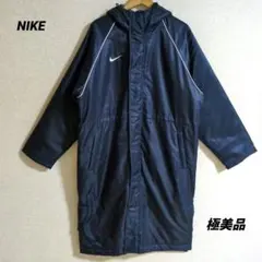 ナイキ NIKE ベンチコート ロングコート 裏地 キルティング 刺繍ロゴ L