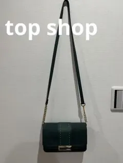 top shop ショルダーバック　グリーンのサムネイル