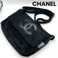 【美品】CHANEL シャネル　ノベルティ ショルダーバッグ　ハンドバッグ　黒