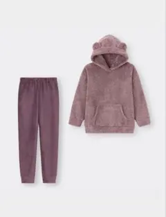 GU マシュマロフィールラウンジセット［ベア］［長袖&ロングパンツ