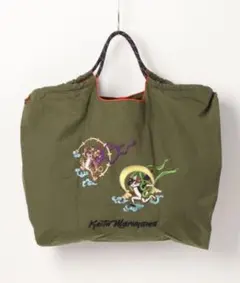 Ball＆Chain BLUE LABEL トートバック　カーキ色