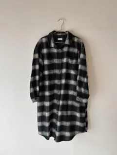 レプシィム　シャギーチェックシャツワンピース