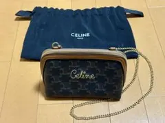 CELINE トリオンフ チェーンショルダーバッグ