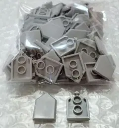 100個　新品　ライトグレー　LEGO　レゴ　タイル