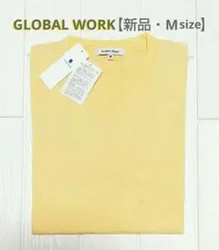 GLOBAL WORK Tシャツ イエロー Mサイズ 【新品】