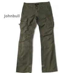 Johnbull ジョンブル カーゴパンツ ミリタリー カーキ 00s サイズL