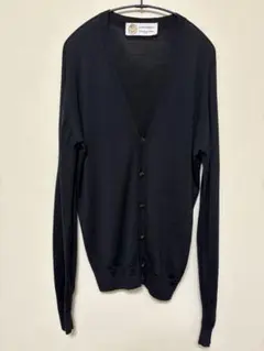 JOHN SMEDLEY（BEAMS別注）ニットカーディガン　黒（M)のサムネイル