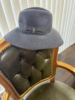 今月限定一万値下げBorsalino ダークグレー フェルトハットのサムネイル