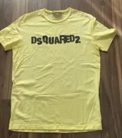 Dsquared2 イエロー Tシャツ ロゴ　難あり　XL