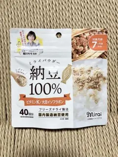 納豆パウダー 40g ミライパウダー miraiのサムネイル